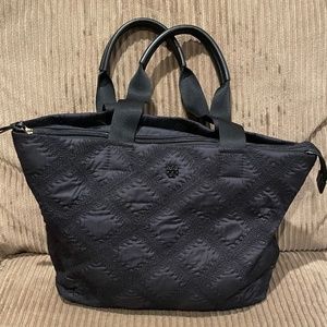 Tory Burch Quilted Tote Black